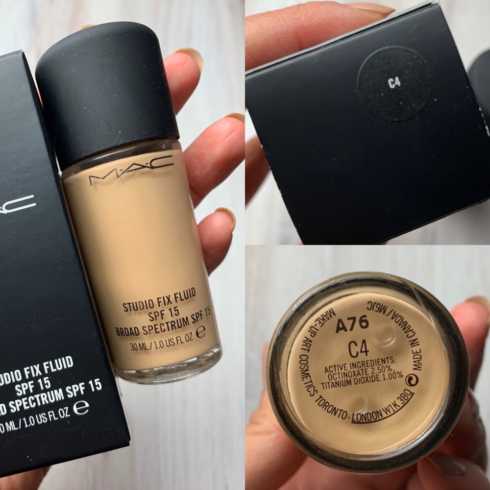 NIB C4 Studio Fix Fluid Foundation by MAC